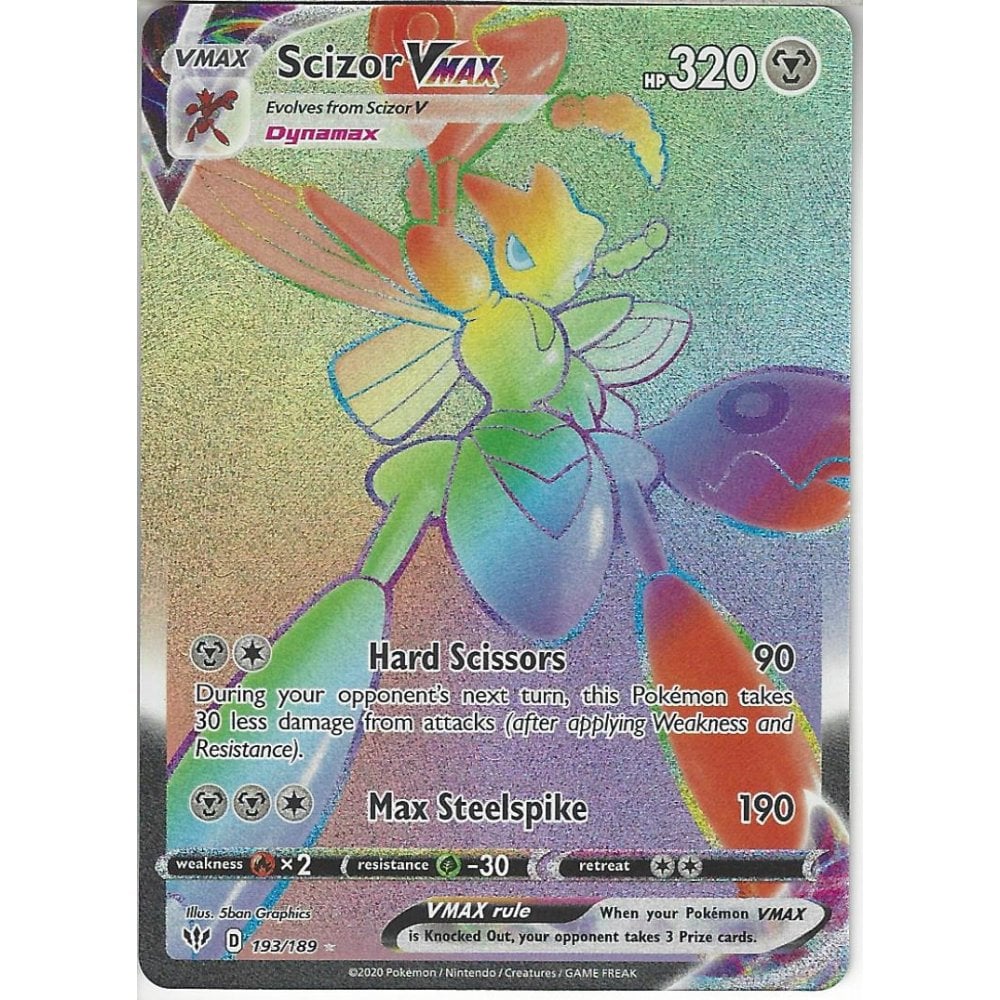 pokemon card scizor vmax