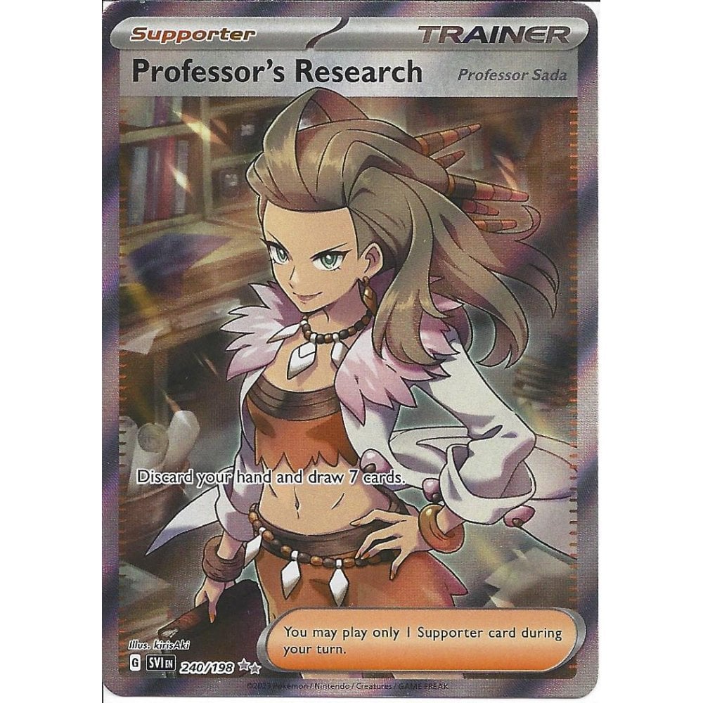 Pokemon Trading Card Game 240/198 Professor's Research [Professor