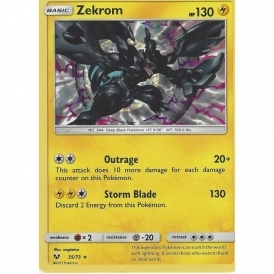 Carta Pokemon Zekrom (35/73) Foil