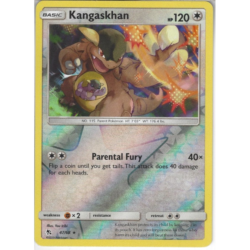 Kangaskhan - Hidden Fates Pokémon card 47/68