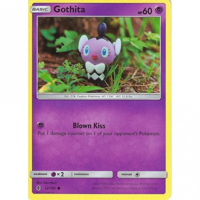 Pokemon Trading Card Game Pokemon Trading Card Game  52/145 Gothita : Common  : SM-02 Guardians Rising