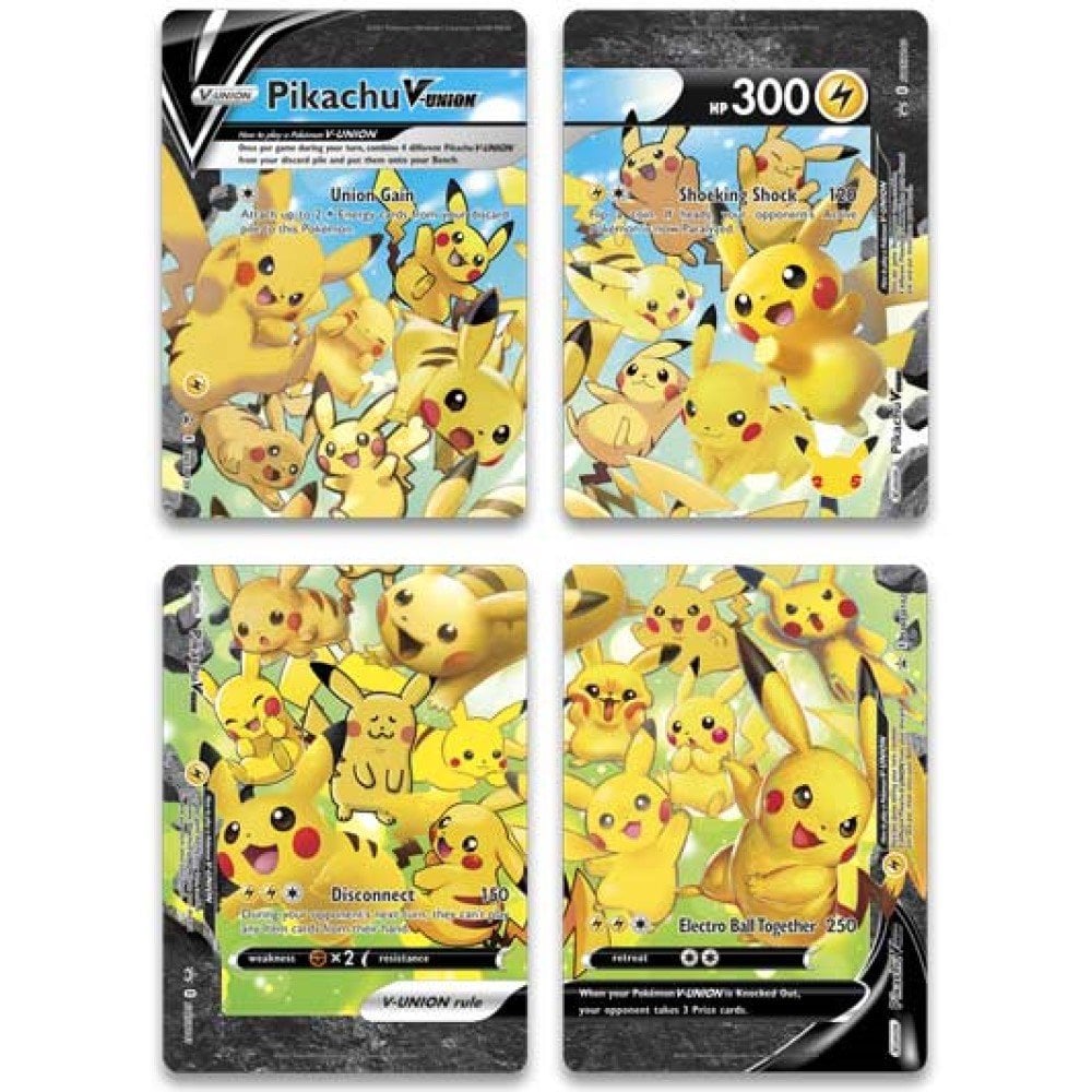 Pokemon Trading Card Game Set of 4 Cards : SWSH139-142 Pikachu V