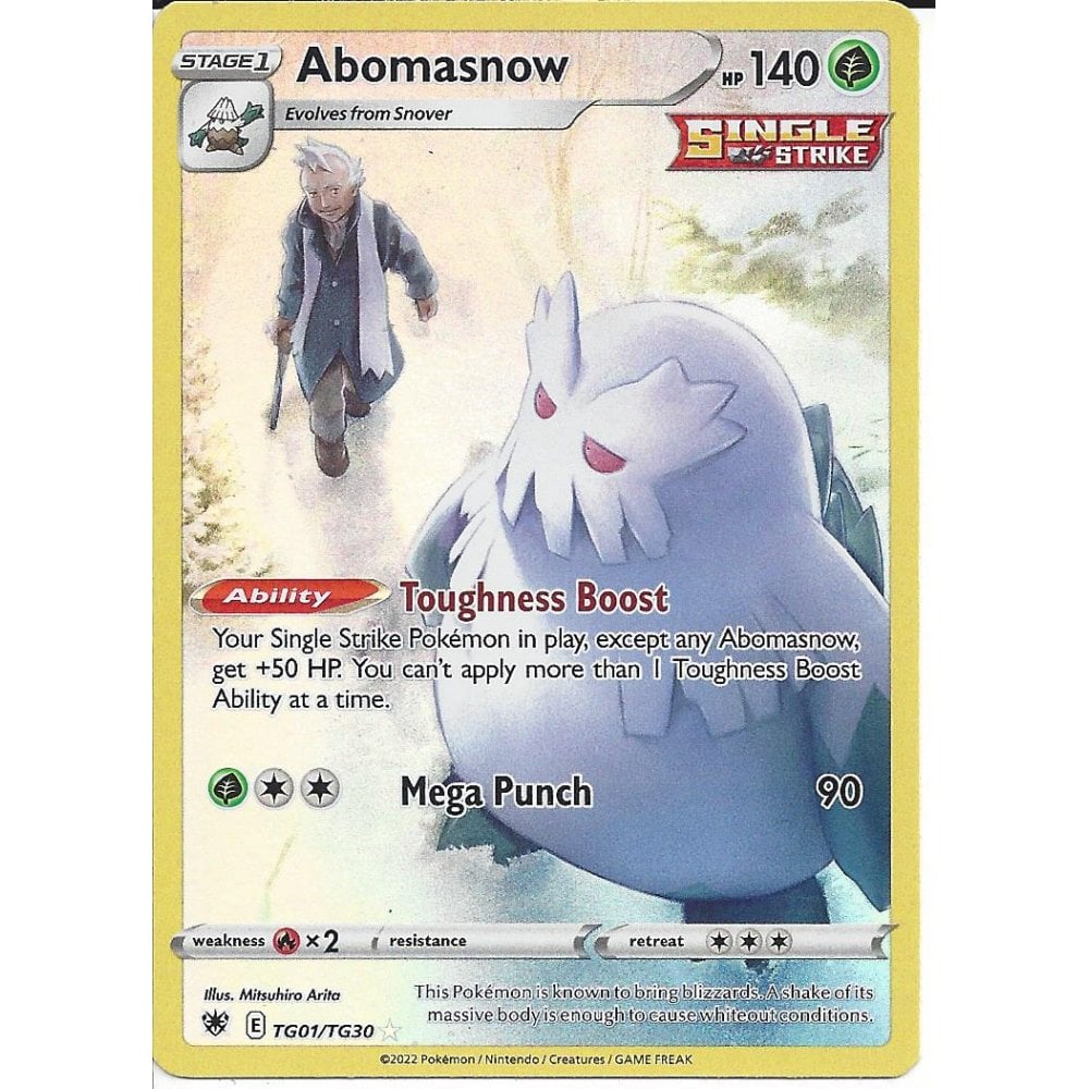 mega abomasnow card