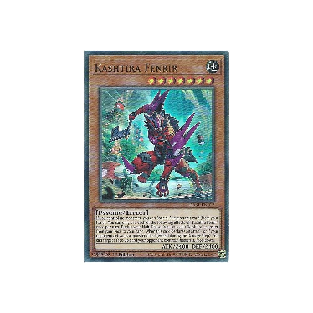 Yu-Gi-Oh! TCG Kashtira Fenrir Darkwing Blast DABL-EN012 1st