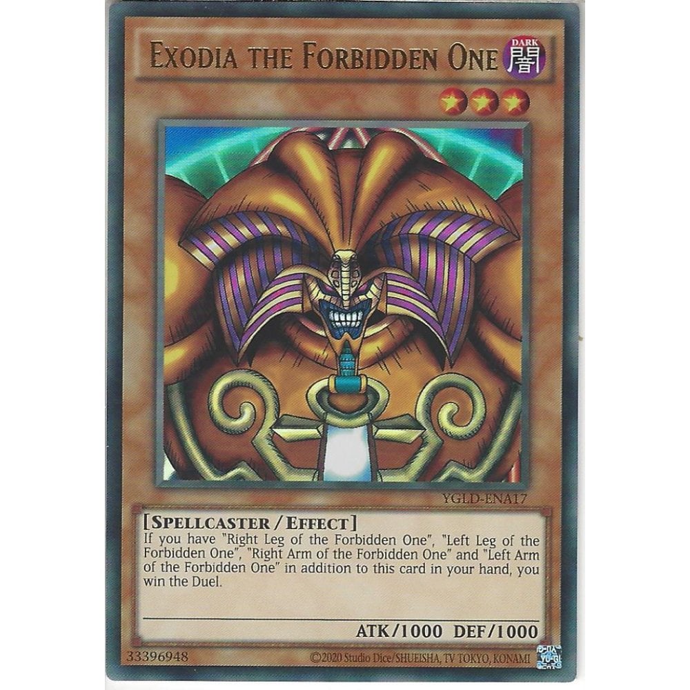 Yu-Gi-Oh! Trading Card Game YGLD-ENA17-21 Exodia the Forbidden One